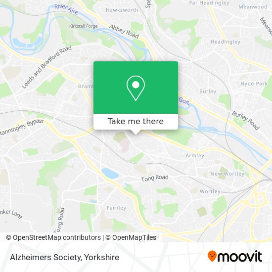 Alzheimers Society map