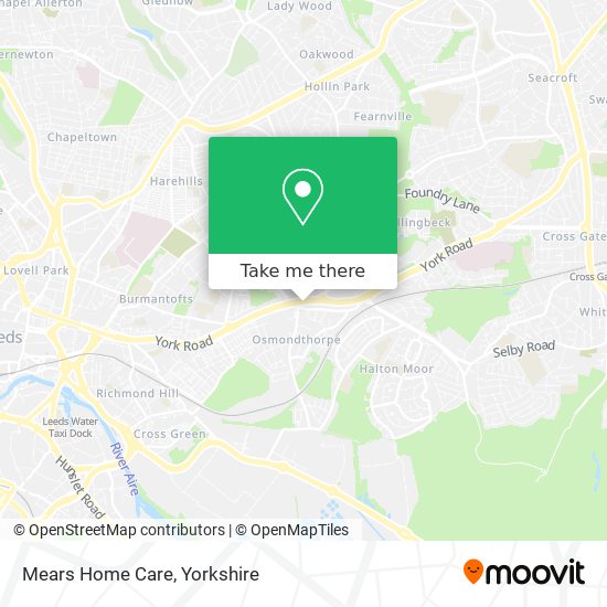 Mears Home Care map