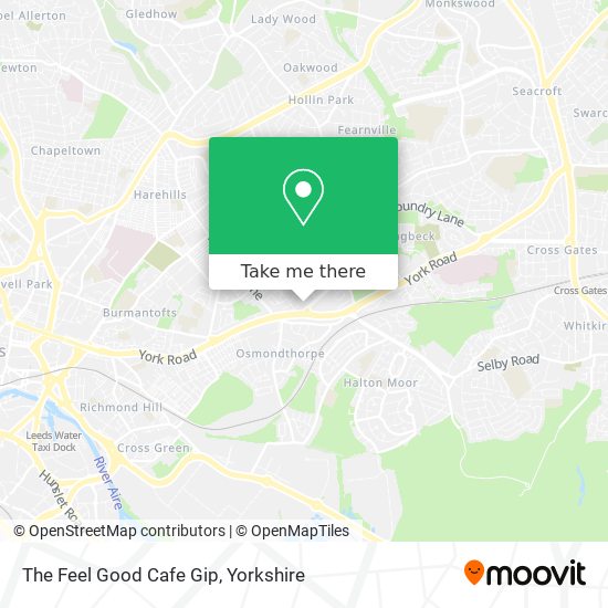 The Feel Good Cafe Gip map