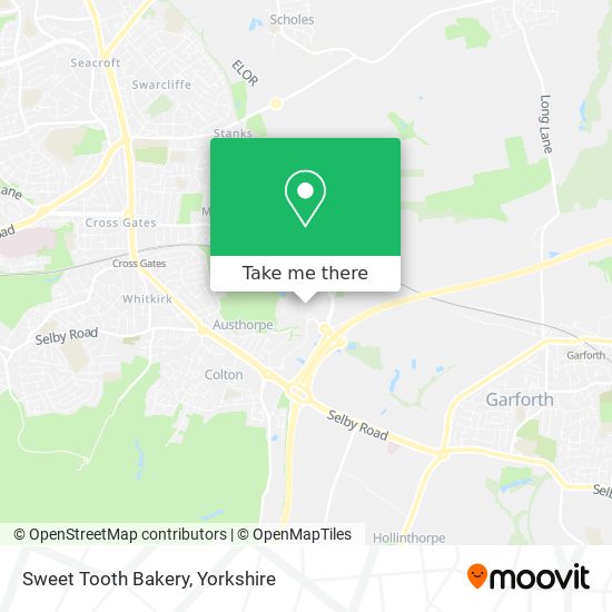 Sweet Tooth Bakery map