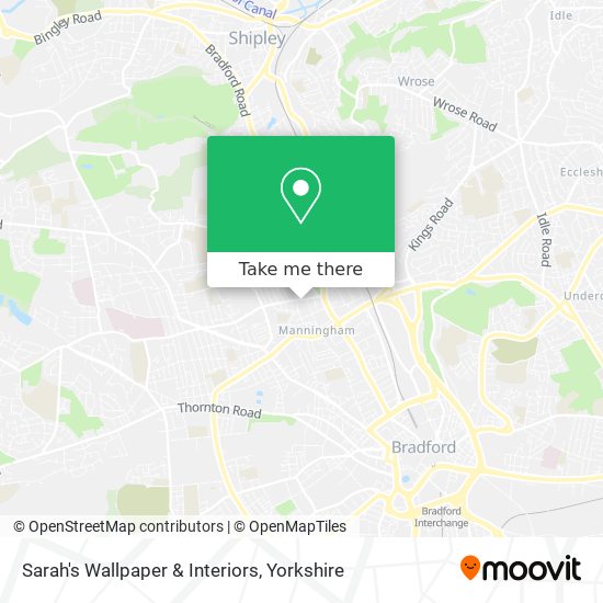 Sarah's Wallpaper & Interiors map