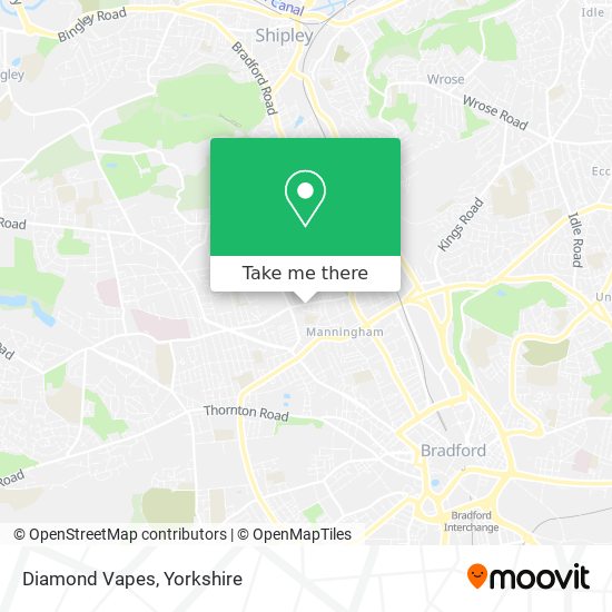 Diamond Vapes map
