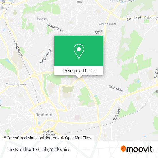 The Northcote Club map