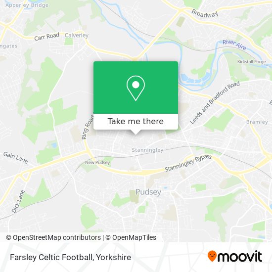 Farsley Celtic Football map