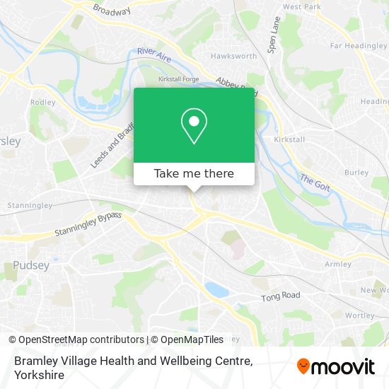 Bramley Village Health and Wellbeing Centre map