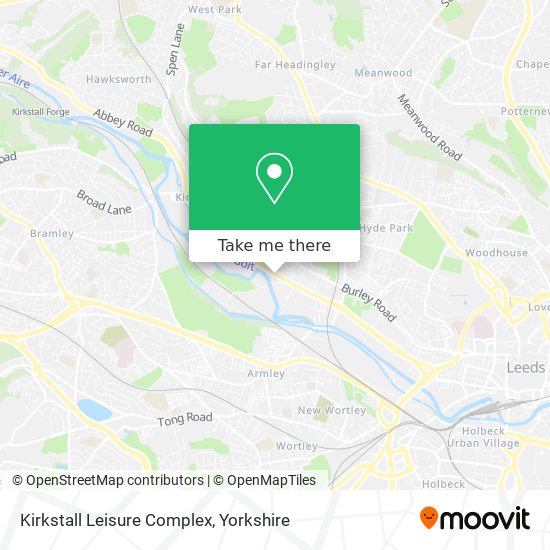 Kirkstall Leisure Complex map