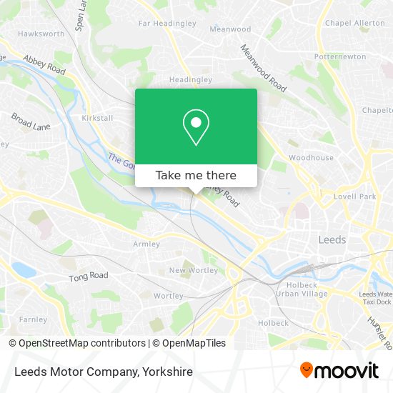 Leeds Motor Company map