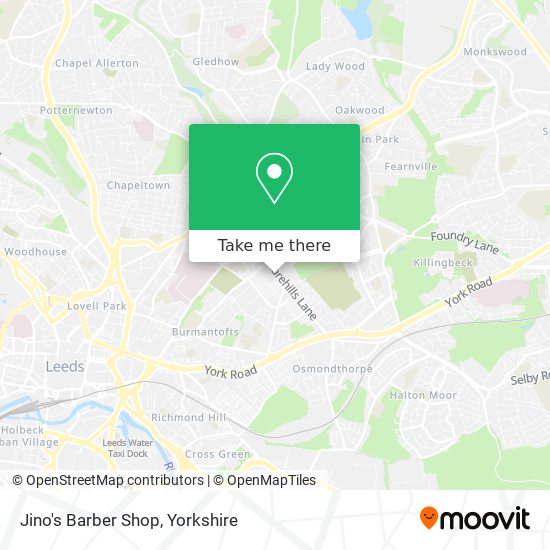 Jino's Barber Shop map