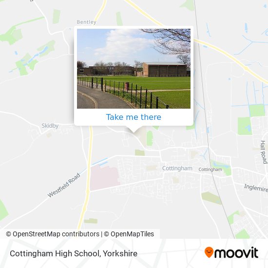 Cottingham High School map