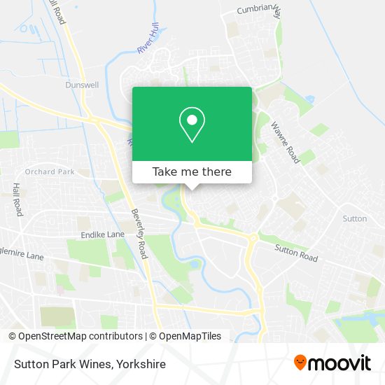 Sutton Park Wines map