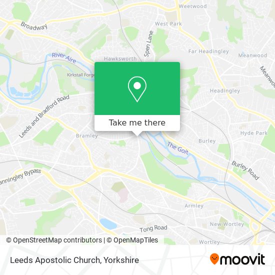 Leeds Apostolic Church map