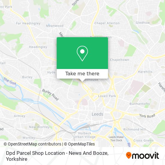 Dpd Parcel Shop Location - News And Booze map