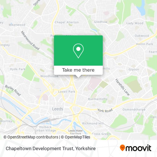 Chapeltown Development Trust map