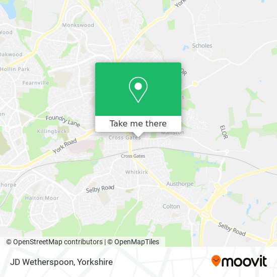 JD Wetherspoon map