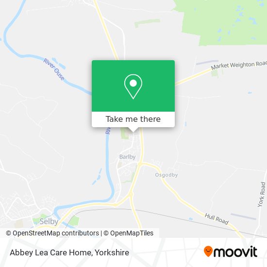 Abbey Lea Care Home map