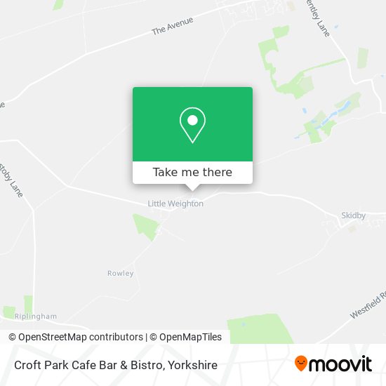 Croft Park Cafe Bar & Bistro map