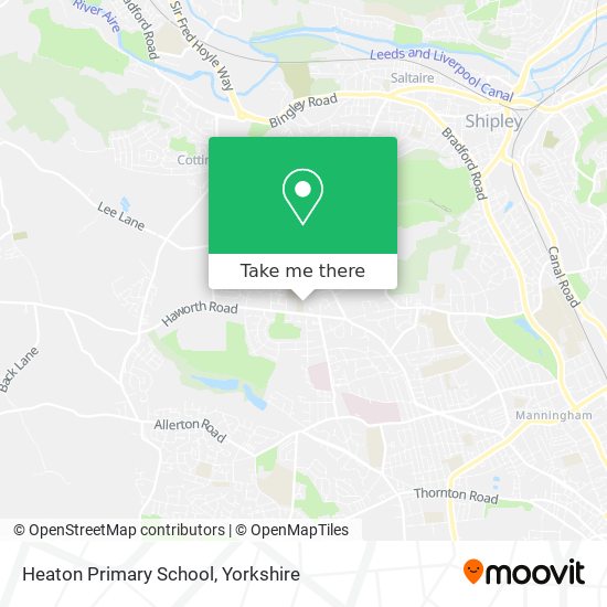 Heaton Primary School map