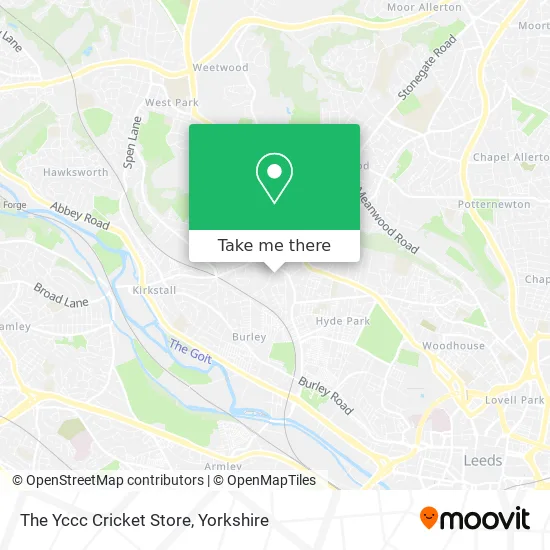 The Yccc Cricket Store map