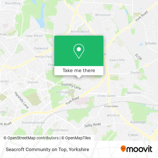 Seacroft Community on Top map