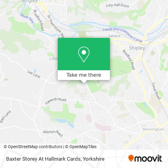 Baxter Storey At Hallmark Cards map