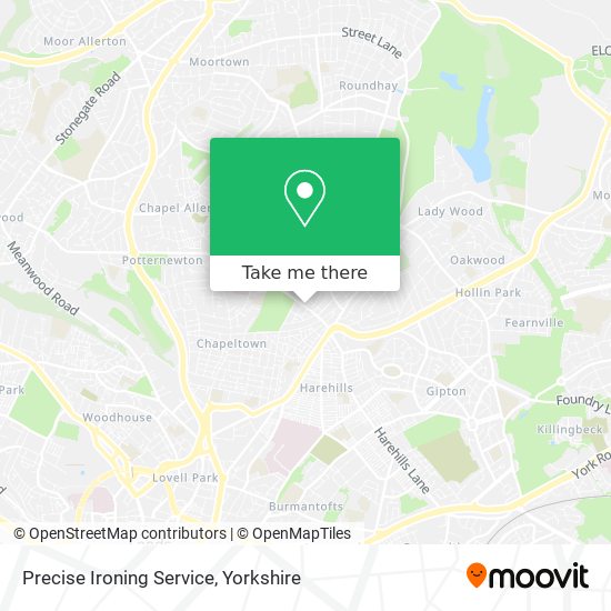 Precise Ironing Service map