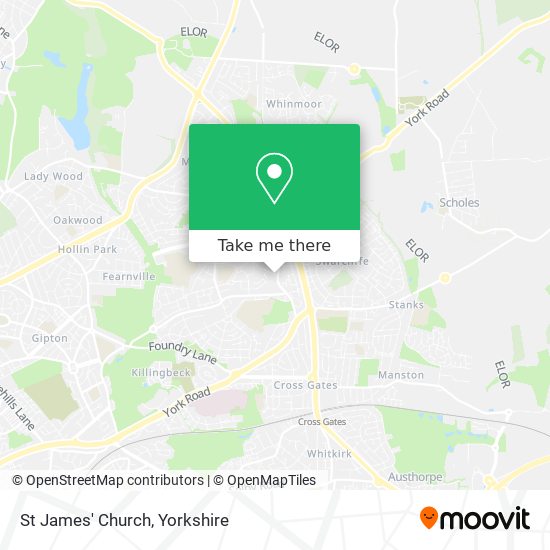 St James' Church map