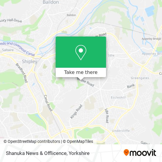 Shanuka News & Offlicence map