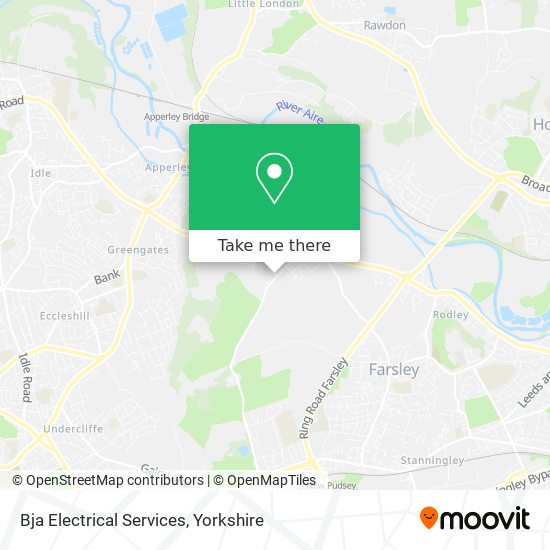 Bja Electrical Services map