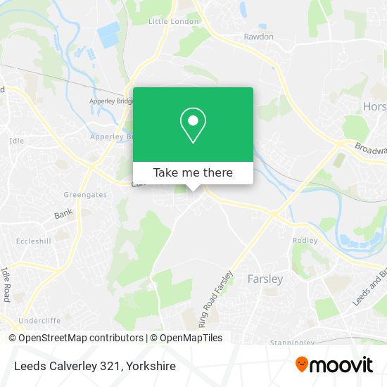 Leeds Calverley 321 map