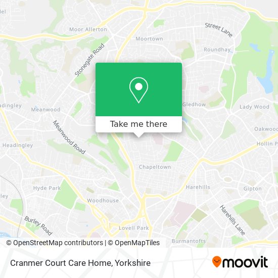 Cranmer Court Care Home map