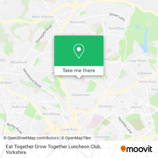 Eat Together Grow Together Luncheon Club map