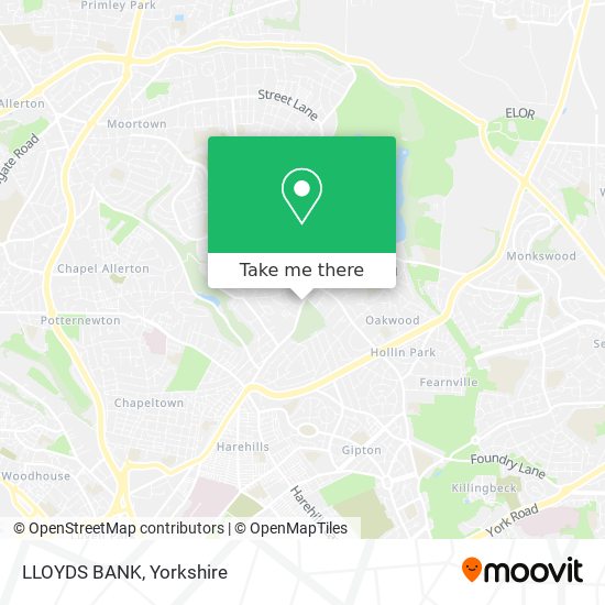 LLOYDS BANK map