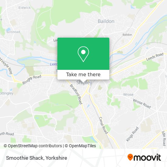 Smoothie Shack map