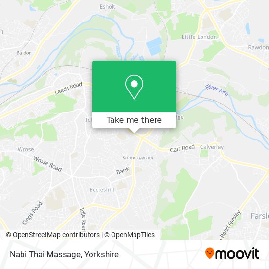 Nabi Thai Massage map