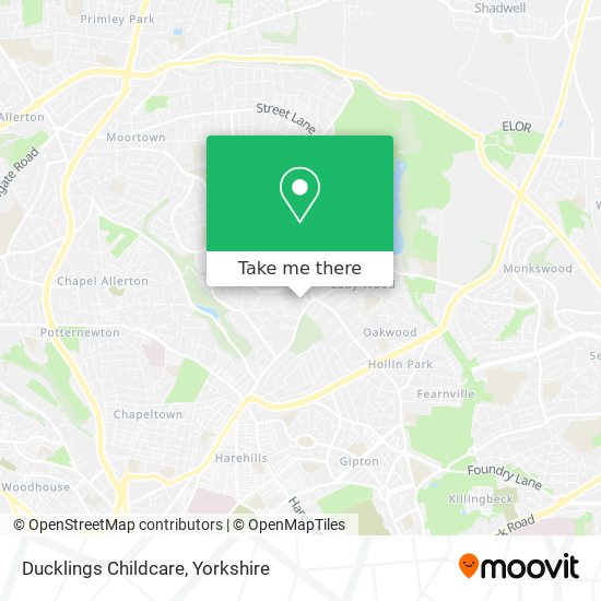 Ducklings Childcare map