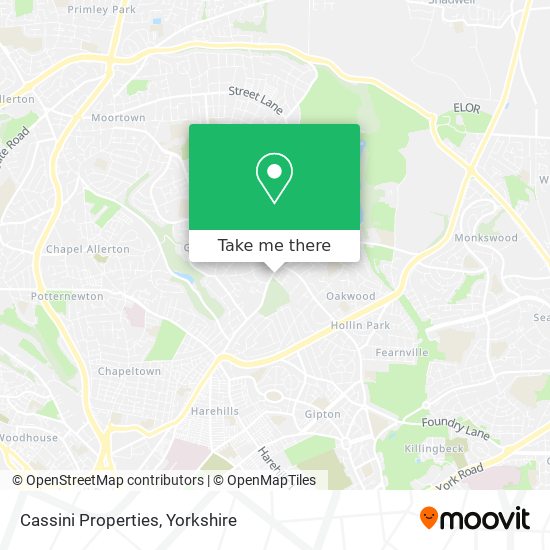 Cassini Properties map