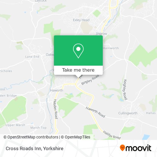 Cross Roads Inn map