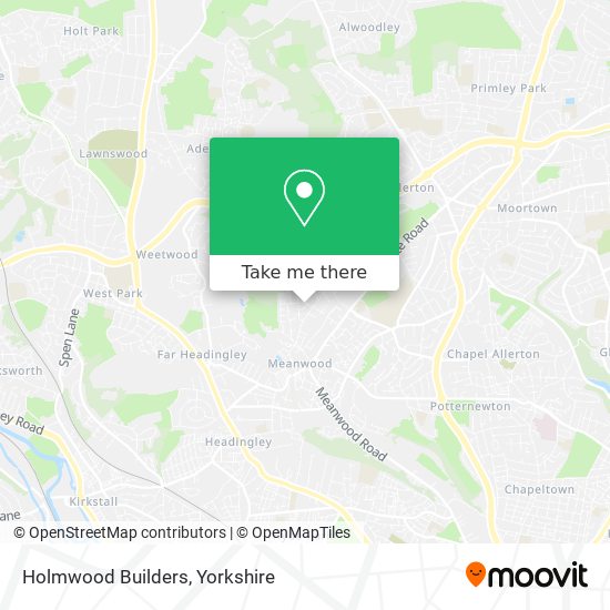 Holmwood Builders map