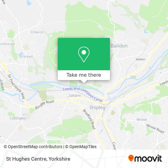 St Hughes Centre map