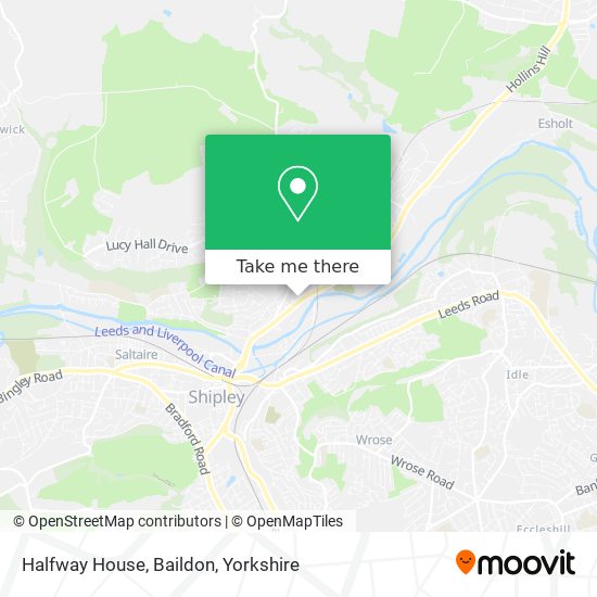 Halfway House, Baildon map
