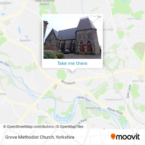 Grove Methodist Church map