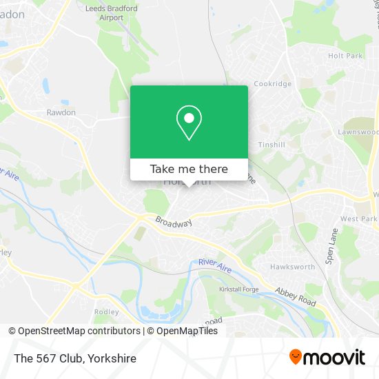 The 567 Club map