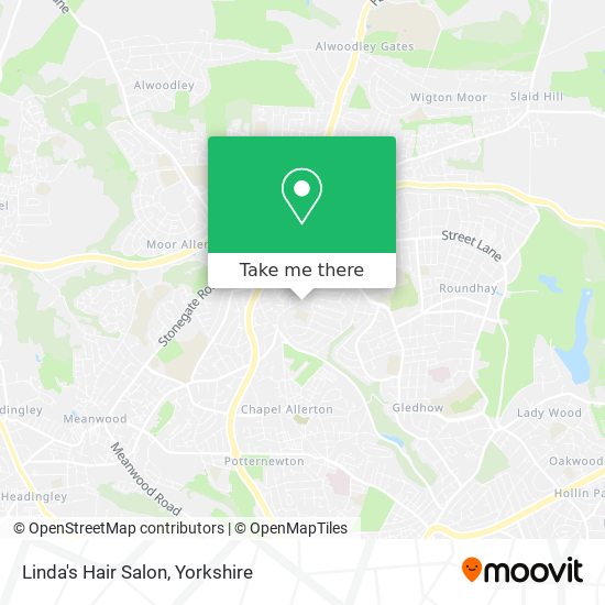 Linda's Hair Salon map