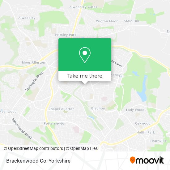 Brackenwood Co map