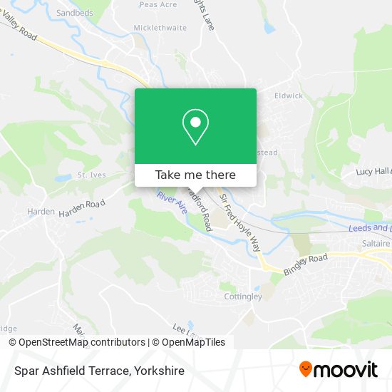 Spar Ashfield Terrace map