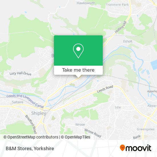 B&M Stores map