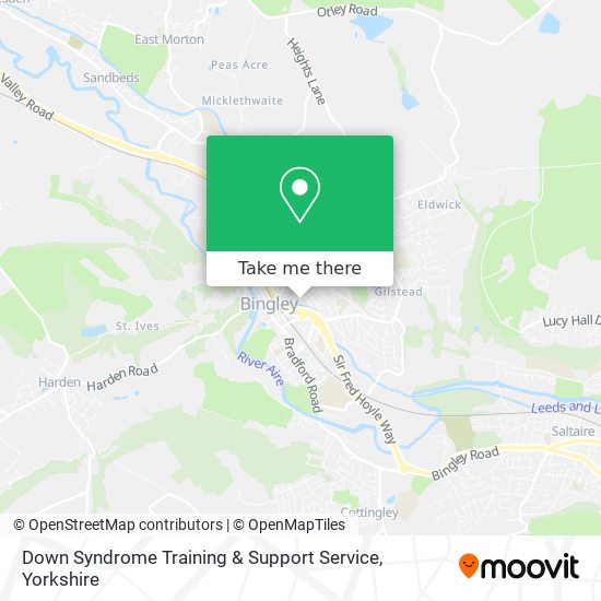 Down Syndrome Training & Support Service map