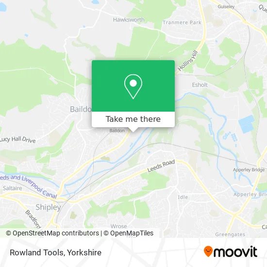 Rowland Tools map