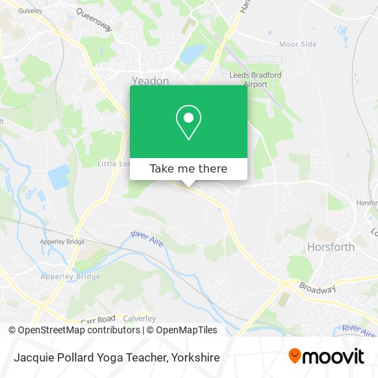Jacquie Pollard Yoga Teacher map