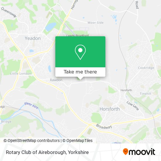 Rotary Club of Aireborough map